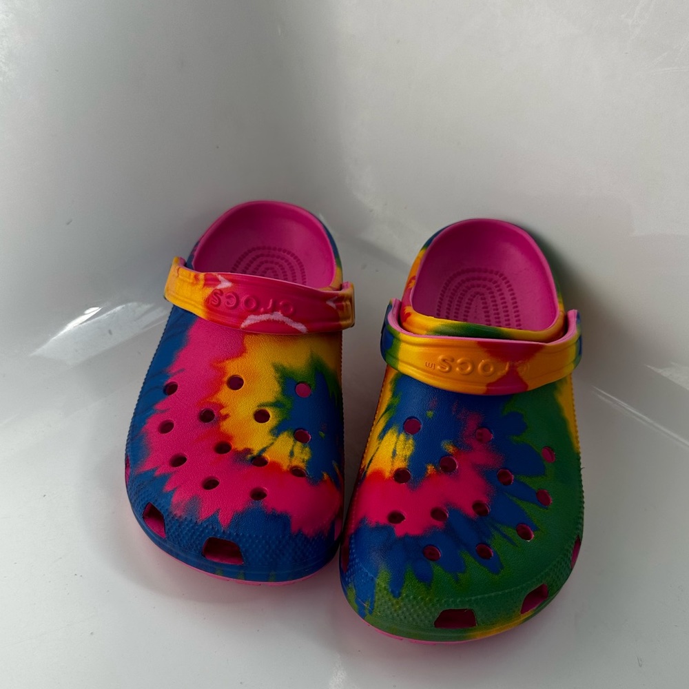 Tie Dye Crocs